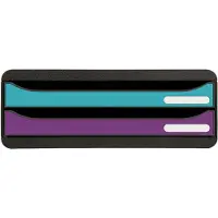 Exacompta Toolbox Mini Titan, opbergdoos met 2 laden, geschikt voor sorteren