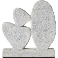Muubs Luna sculptuur Grijs, 12x3x21,5 cm