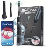 Shona SONICZNA tandenborstel SONIC VISION PRO, zwart + CAMERA, Wi-Fi