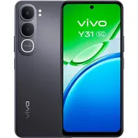 Vivo Y31 5G, 17,1 cm (6,72 inch), 6 GB RAM, 512 GB opslag, 50 MP camera, Android 15, zwart