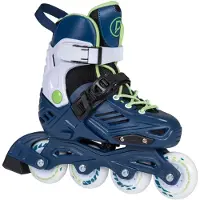 Playlife Kids Khaan LTD rolschoenen, diepblauw, verstelbaar, maat: 35-38