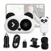 MMOBIEL Baby Autocamera voor Apple CarPlay van – Baby Monitor met Gedeeld Scherm, 120° Groothoeklens, 1080P HD, USB-C & Spraakbediening – Voor iPhone & Auto’s met Geïntegreerde CarPlay 2016+
