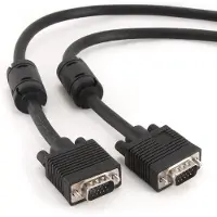 Cablexpert Premium VGA monitor kabel met ferriet kernen - CU koper aders / zwart - 5 meter