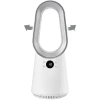 Tronic Bladloze tafelventilator - Afstandsbediening - 50,7 cm - 10 standen - 24W - Wit - Ventilator