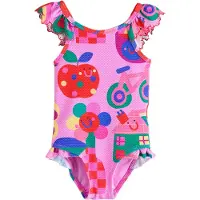Next Badpak blauw / groen / pink / rood
