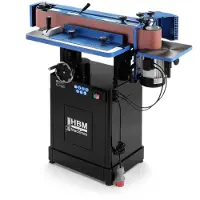 OEM Rondschuurmachine, 150 x 2260 mm, 400 V, 2,2 kW, 820 x 170 mm, geschikt voor hout, met tafel, onderstel, en kantelbaar
