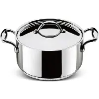 Lagostina 8900533639, Roestvrij staal, Roestvrij staal, Roestvrij staal, Keramisch, Gas, Halogeen, Inductie, Afgesloten kookplaat, Roestvrij staal, Roestvrij staal