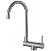 Aquanello Keukenmengkraan, draaibaar, roestvrij staal, model Forma SS-1012-FM, merk