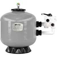 W'eau S-500 glasvezelversterkt sidemount zandfilter 12m³