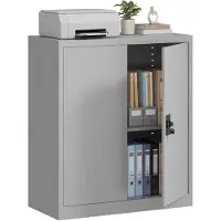 Vinsetto File Cabinet-kaltgewalzter Stahl-80 x 40 x 92,5 cm-grau