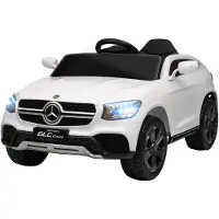 AIYAPLAY Elektrische Kinderauto-Kunststof, metaal-105L x 68B x 50H cm-Wit