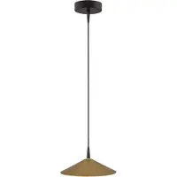 Masterlight Design hanglamp Ceppo zwart met goud Ø 22cm