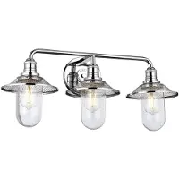 HINKLEY LED Badkamerarmatuur Rigby | 3X E27 Max 40W | IP44 | Polished Chrome