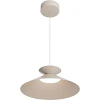 Masterlight Hanglamp Ceppo beige terra Ø 45cm met uplight
