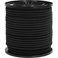 vidaXL Bungee Koorden 6 mm Zwart PP en rubber