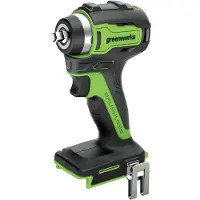 Greenworks 24 V accu-slagschroevendraaier met borstelloze motor, 0-2400 tpm, 200 Nm koppel, 1/2" (1,27 cm) aansluiting, zonder 24V-accu en oplader