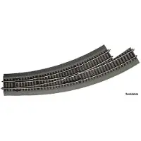 Roco H0 RocoLine (met ballastbed) 42572 Gebogen wissel, Links 1 stuk(s)