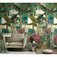 Living Walls Afbeelding behang, Livingwalls The Wall 4 | 792297, 159 x 280 cm, Groen