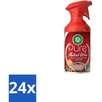 Air Wick 24 x – Luchtverfrisser Spray – Pure Mulled Wine – 250 ml - Luchtverfrisser - Warme Geur - Gezellige Sfeer - Wintergeur - Glühwein