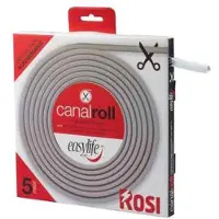 Rosie Zelfklevende, flexibele kabelgoot, rood, 10x10 mm - rol van 5 meter