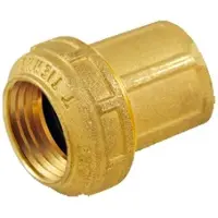TIEMME Rechte manchet met vrouwelijke schroefdraad voor polyethyleenbuis, PN 25, merk , afmetingen 50 x 11/2 inch
