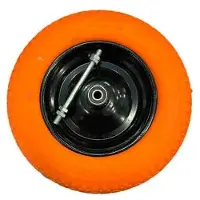 Cardinale Wiel voor kruiwagen, type Ideal Star, met een naaf van 150 mm en een lange as van 210 mm