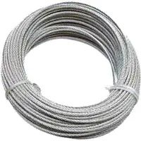 Cardinale Zinkbedraad touw, diameter 4 mm - rol van 25 meter
