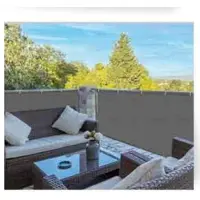 Cardinale Frangivista (privacy scherm) van PVC, afmetingen 90x300 cm, kleur: antracietgrijs