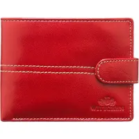 WITTCHEN Florence - Portemonnee Medium - Rood - Echt Leder - Klassieke Stijl