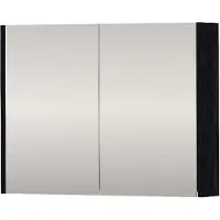 Proline SPK Xcellent Spiegelkast Dubbelzijdig 80x14x60 cm Black Oak