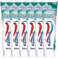 Aquafresh Tandpasta Active Fresh - 6 x 100 ml - Voordeelverpakking