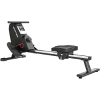 SPORTNOW Roeimachine-Metaal, Aluminium-153L x 48B x 62,5H cm-Zwart