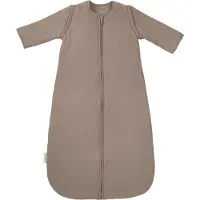 Meyco Baby Studio Collection Classic Baby Slaapzak - Afritsbare Mouwen - Dark Taupe - 60cm - 2.5 TOG