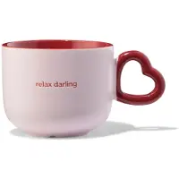 HEMA Mok kera 480ml keramiek relax darling