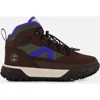 Timberland - Youth's Greenstride Motion 6 Mid Bungee WP Boot - Vrijetijdsschoenen 1,5, zwart/bruin
