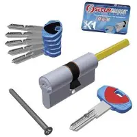 Securemme Gevormde cilinder 'EVO K1' met voorbereiding voor een veiligheidsprop van 60 mm (25+10+25)