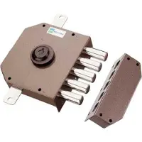 Mottura Slot met vijf vergrendelpunten, te monteren zonder oplegplaat, met pompbediening, model 30640 - cilinder ø 34 mm, rechts, lengte 60 mm (30640VD60J)