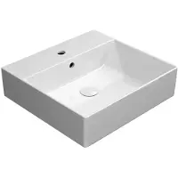 GSI Kube X Keramische wastafel 50x47cm, wit ExtraGlaze