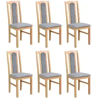 LeafDesign ESSZIMMERSTUHL - Set van 6 stoelen, model Bos, 7 stuks, kleinzoon Aston, 17 jaar