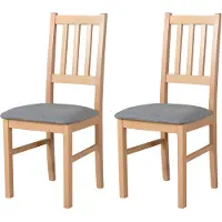 LeafDesign ESSZIMMERSTUHL - Set van 2 stoelen, model Bos, kleur sonoma, stijl hygge, artikelnummer 91
