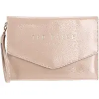Ted Baker Dames Clutches Crinkie - Taupe - Maat ONESIZE