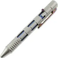 Maxace Judge 3.0 tactische pen, Gray/Blue Titanium & Timascus