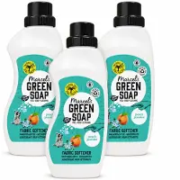 Marcel's Green Soap 3 x - Wasverzachter - Perzik & Jasmijn - Zachte frisheid - 30 Wasbeurten - 750 ml - Voordeelverpakking - 3 stuks