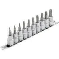 Kippers Rijssen 3/8" Doppenrail torx, 10dlg