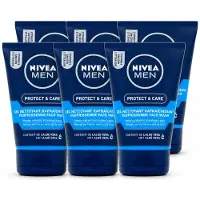 Nivea 6 x MEN - Protect & Care - Reinigingsgel Gezicht - 100 ml - Voordeelverpakking - 6 stuks