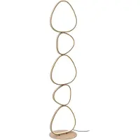 Lucide SAMLING - Vloerlamp - LED Dimb. - CCT - 1x48W 2700K/4000K - Taupe - Essential
