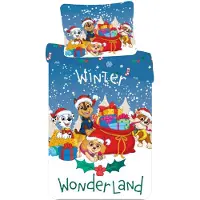 Paw Patrol kerst dekbedovertrek Winter Wonderland 140 x 200 cm - 70 x 90 cm