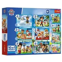 Trefl Puzzel 10 in 1 Paw patrol Team