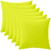 vidaXL Kussensloop 6 st HEERLEN Heldere Groen. 40 x 40 cm Polyester