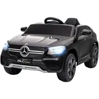 AIYAPLAY Elektrische kinderauto, 12V, met 2,4 GHz afstandsbediening en claxon